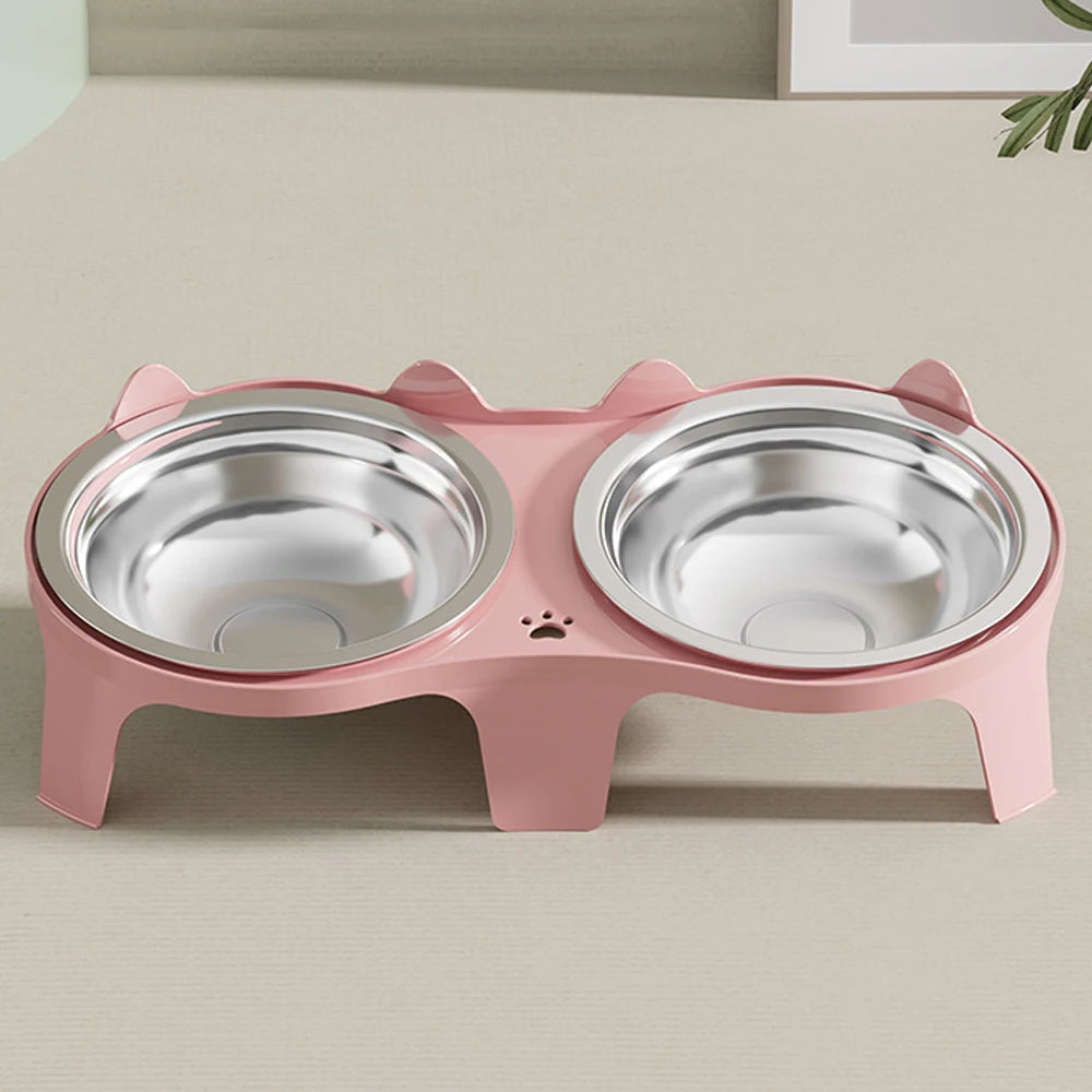 Stainless Steel Cat Food/Water Bowl