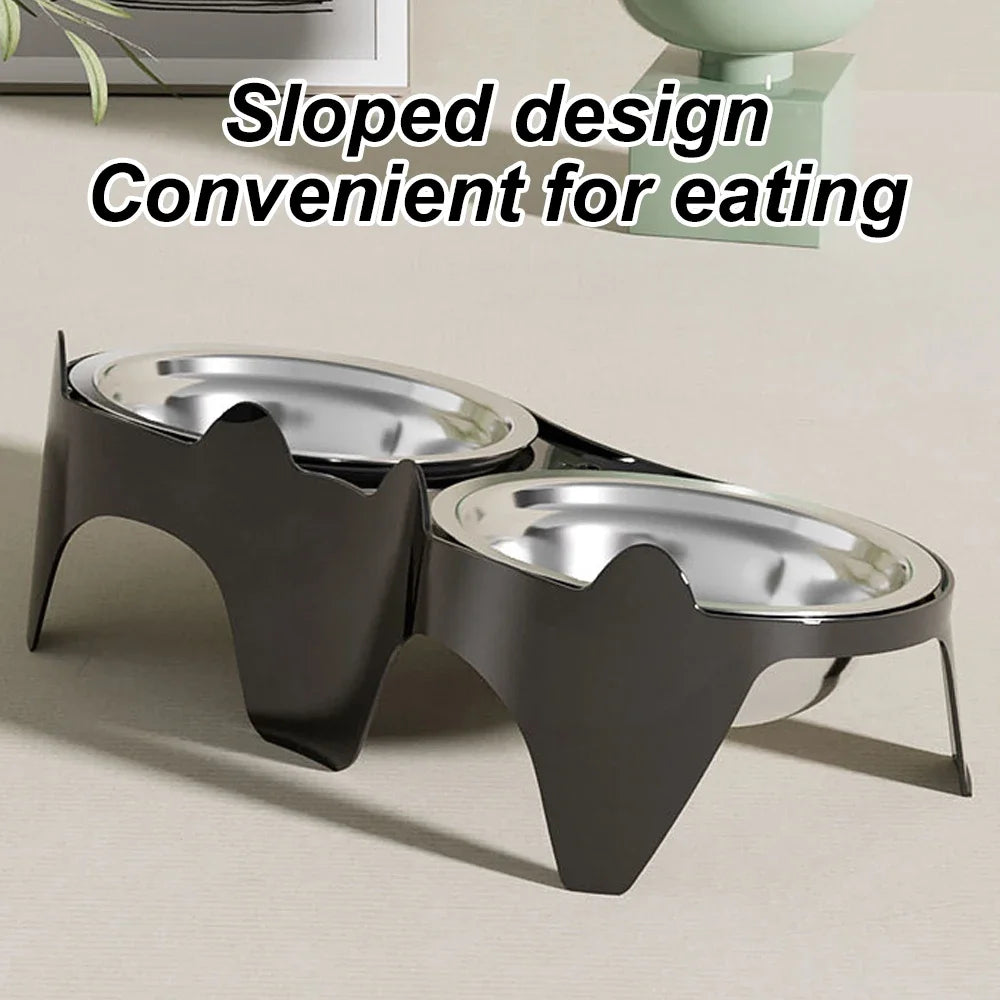 Stainless Steel Cat Food/Water Bowl