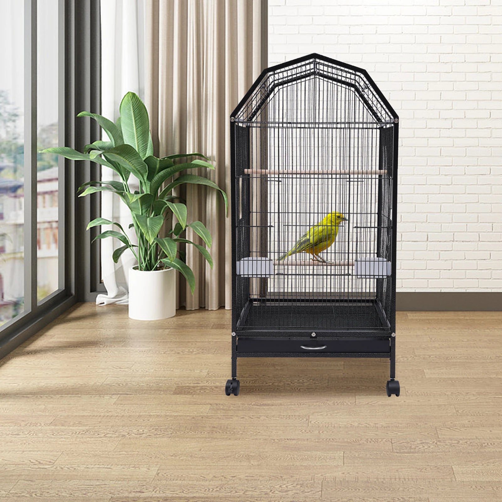 360° Bird Cage Top Open