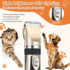 Wireless Electric Pet Grooming Kit: