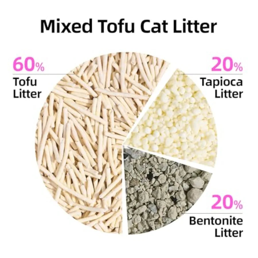 Mixed Tofu Cat Litter