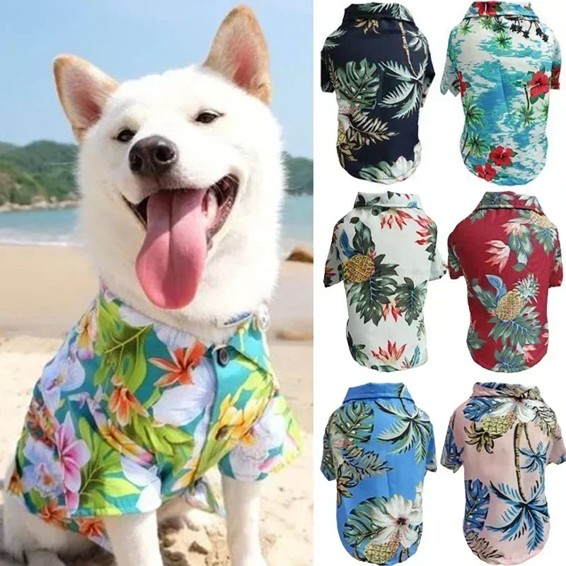Hawaiian Style Pet Dog Clothes