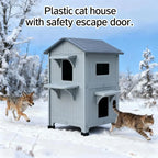 Weatherproof Outdoor Cat House