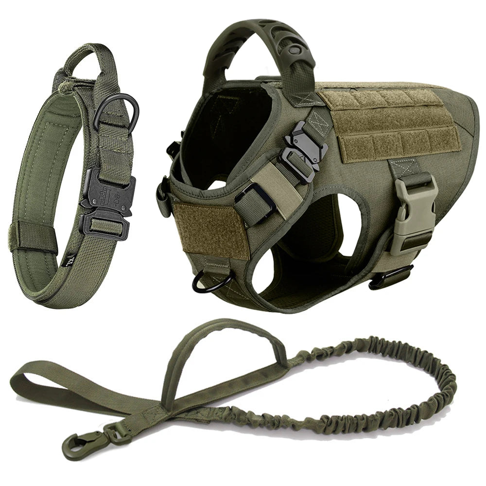 Military Dog Harnesses Tactical Vest