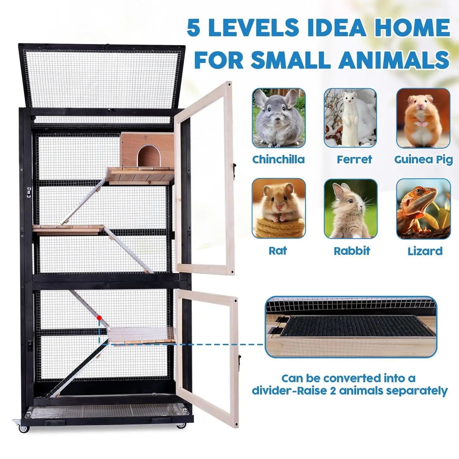 Stainless Steel Small Animal Habitat