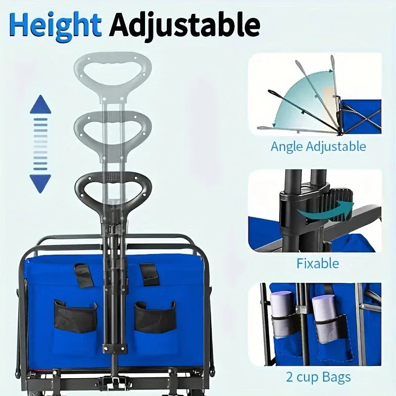 Wagon Cart Foldable Heavy Duty
