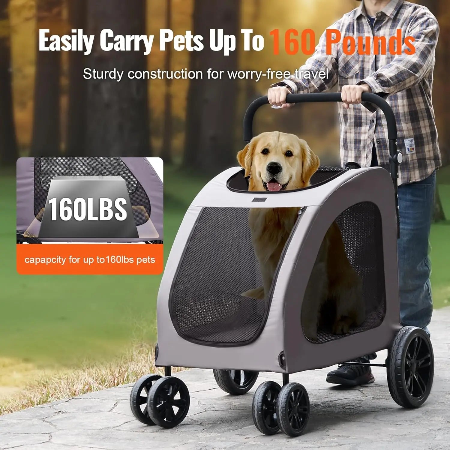 Stroller for L Dogs/Cats