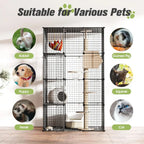 4 Tier Large Cat Enclosure