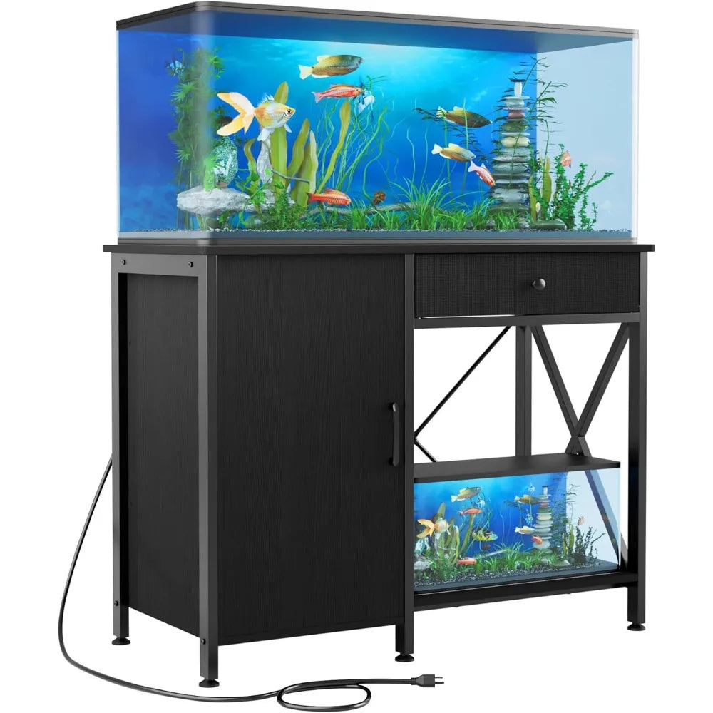 Sturdy Aquarium Stand with Storage