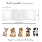 Freestanding Foldable Pet Gate
