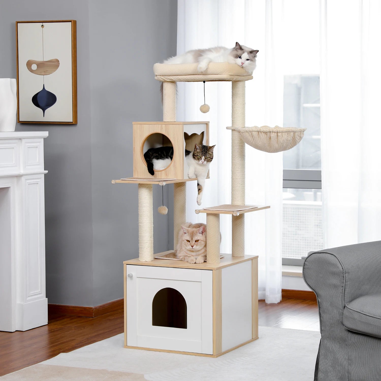 Multi-Level Cat Tree