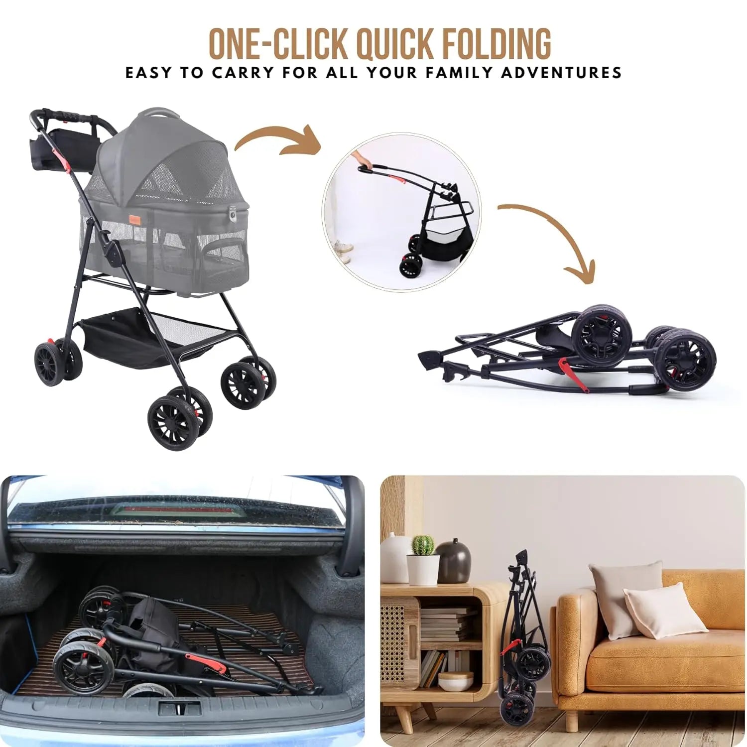 Stroller for Small Dogs/Cats