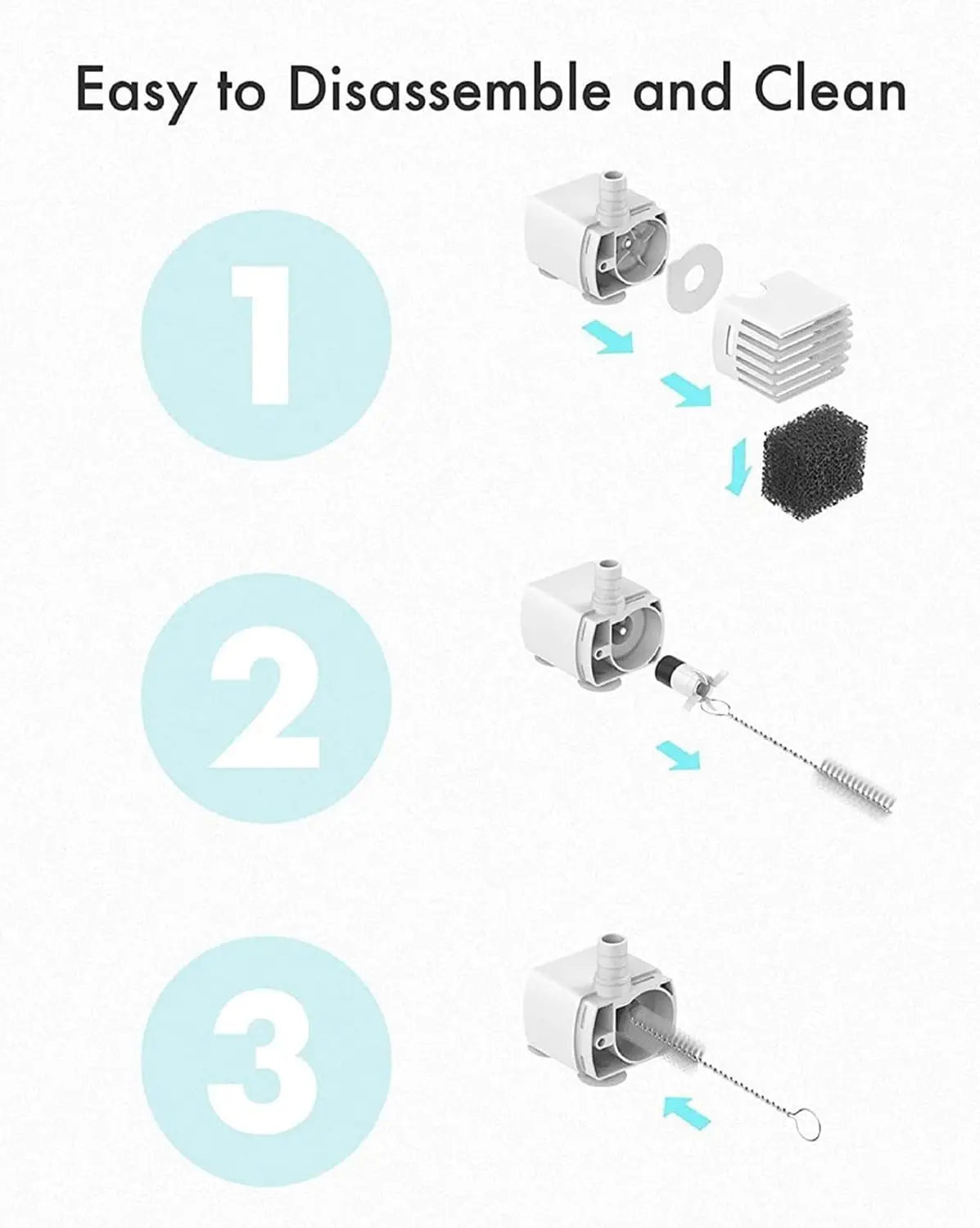 Replacement Pump for Cat Water Fountain