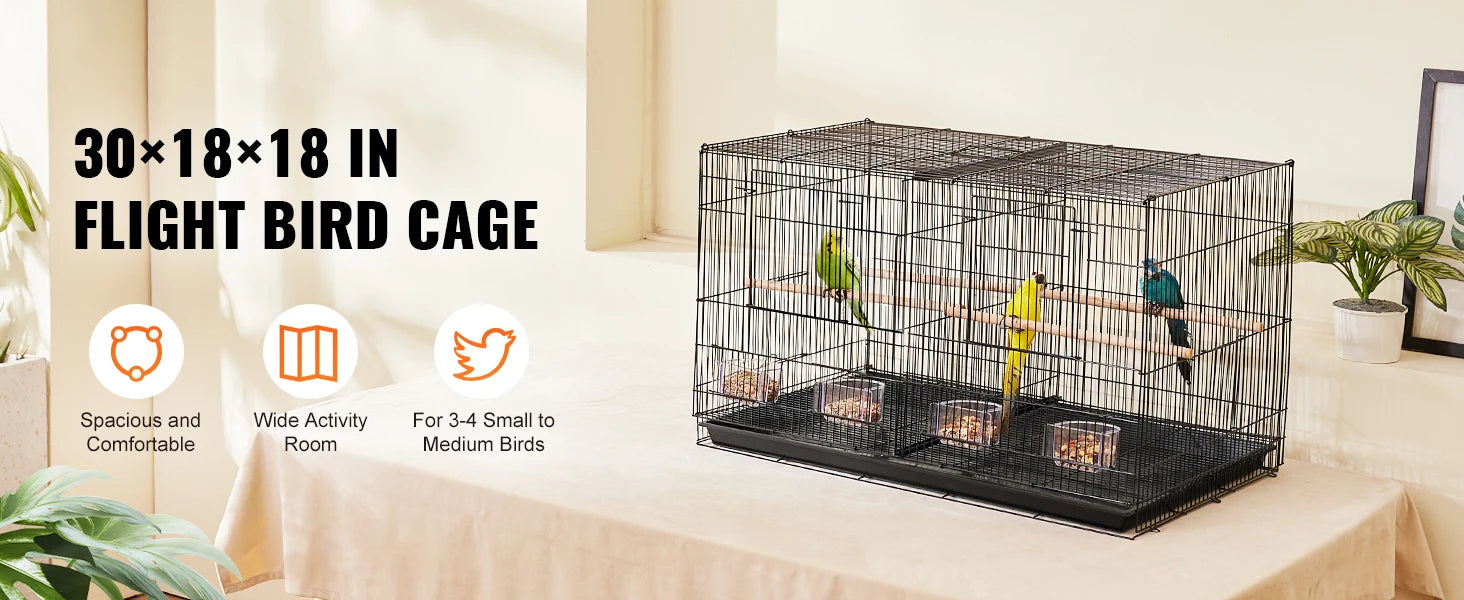 30In Flight Bird Cage, Stackable