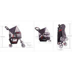 Pet Stroller Storage Basket, Cup Holder
