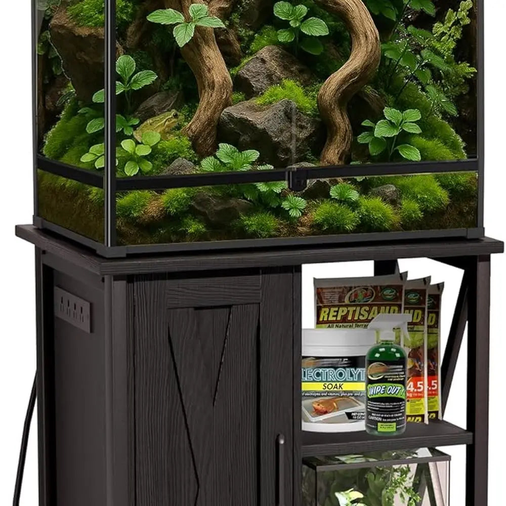 45-67 Gal Black Reptile Tank Stand