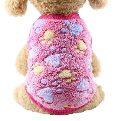Cartoon Fleece Cat Clothes
