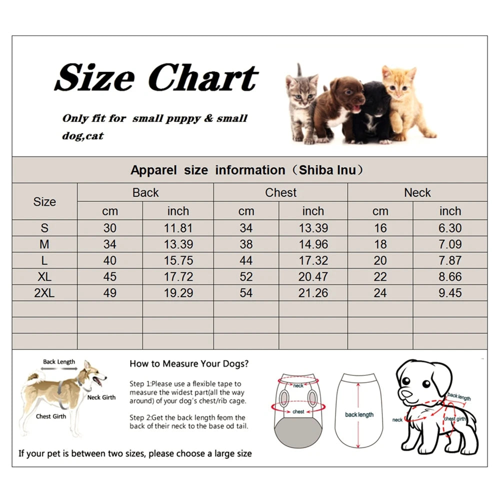 Cute Dog Sweater Heart Pattern
