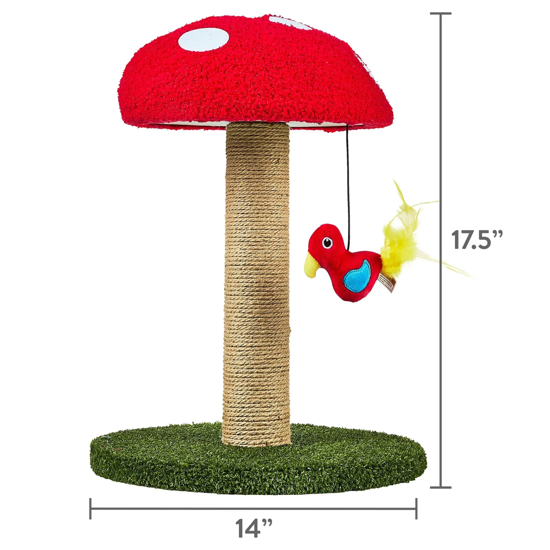 Jute Mushroom Cat Scratching Post