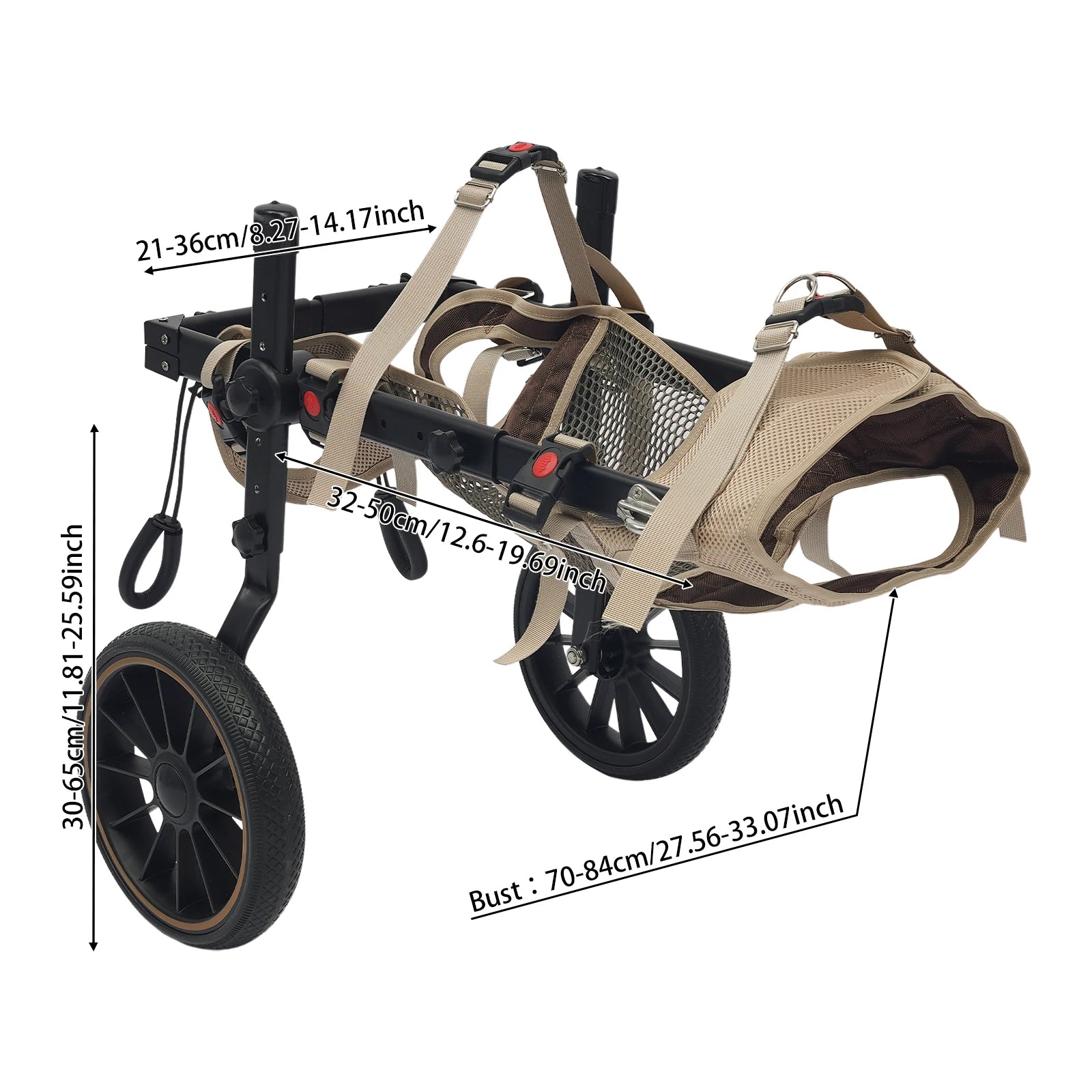 Adjustable Trolley Dog Wheelchair