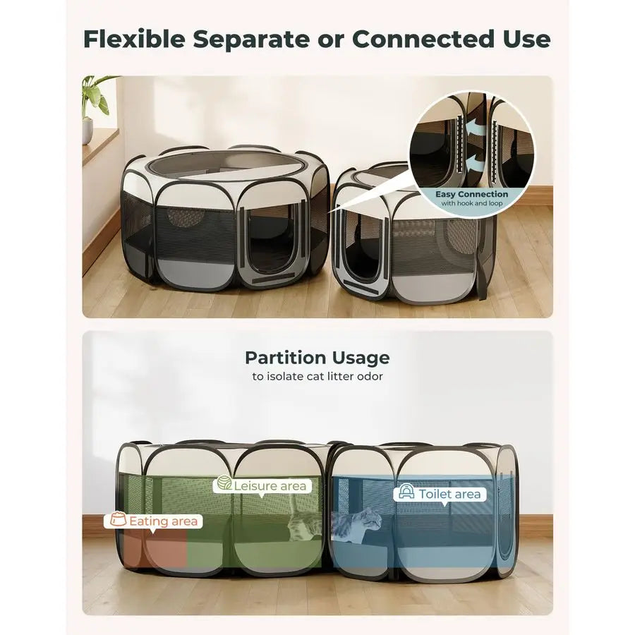 2Room Dog Playpen