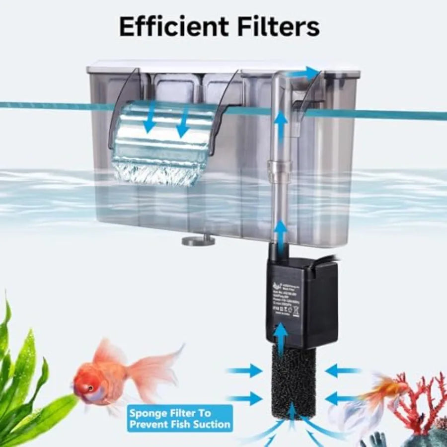 Quiet 30-50 Gallon Fish Tank Filters