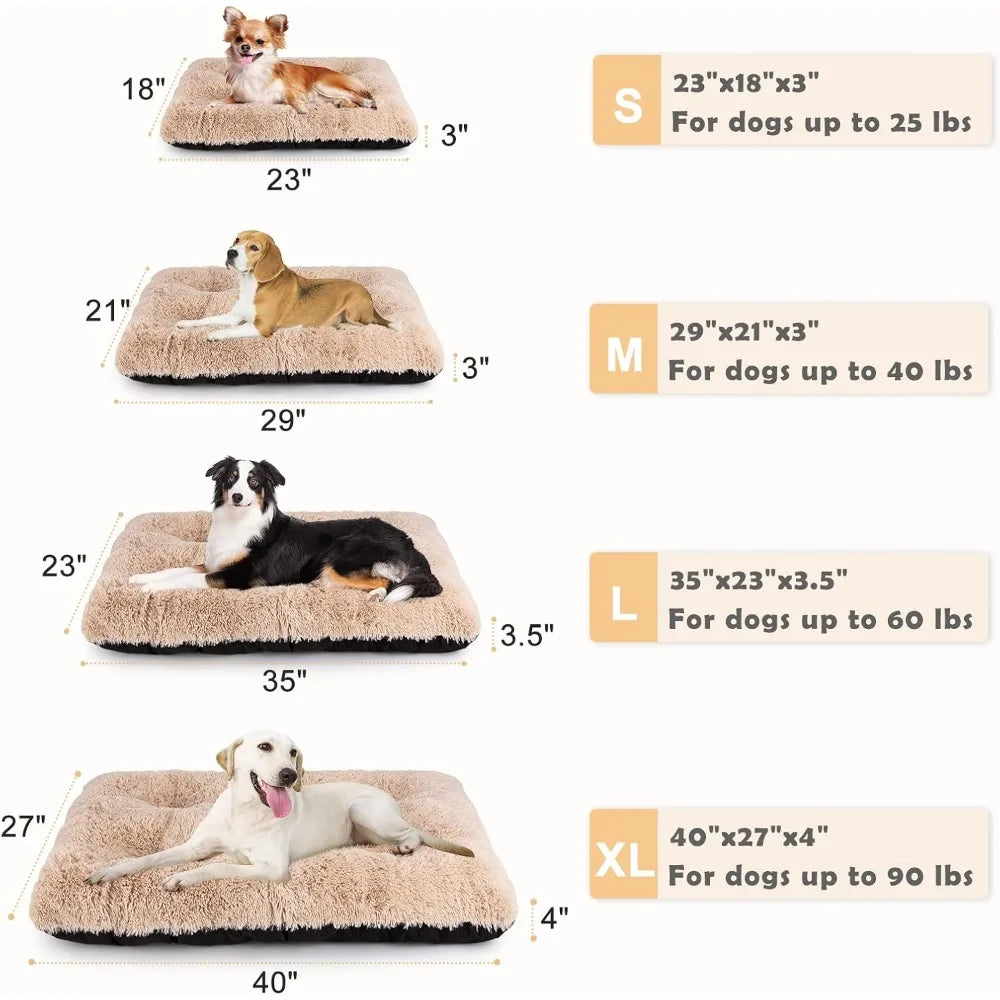 large dog bed crate pad