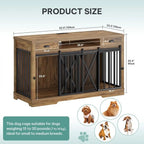 63" Double Dog Crate