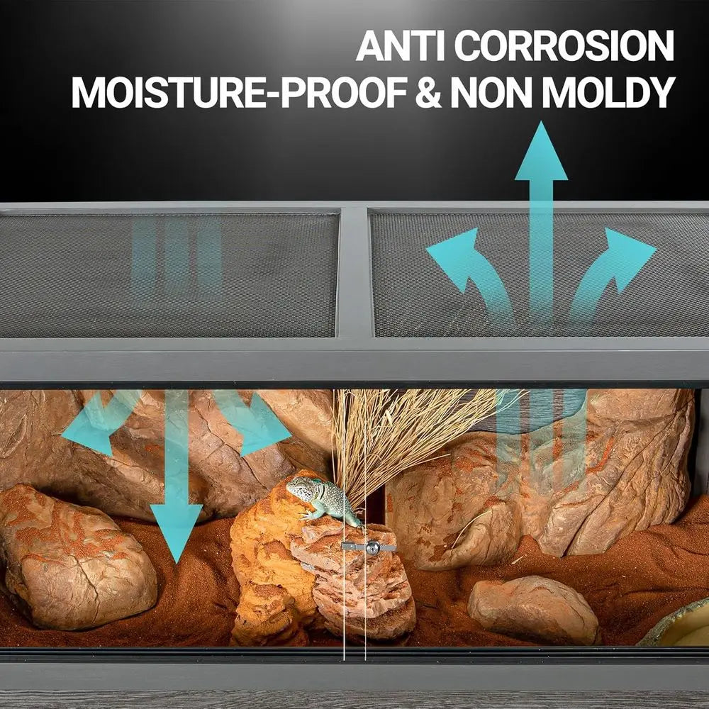 Insulated Wooden Reptile Enclosure