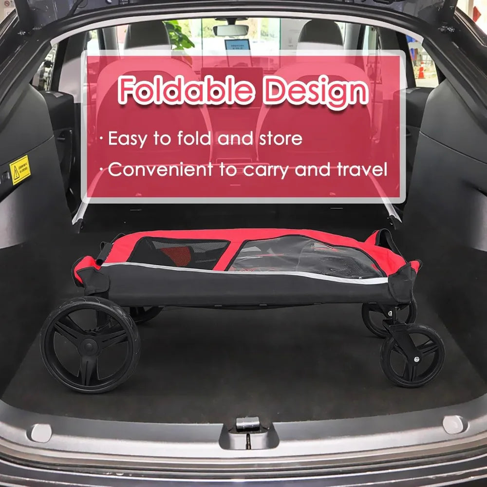 Stroller for L Dogs, for M 2 Dogs