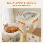 Large Cat Tree with Food Station