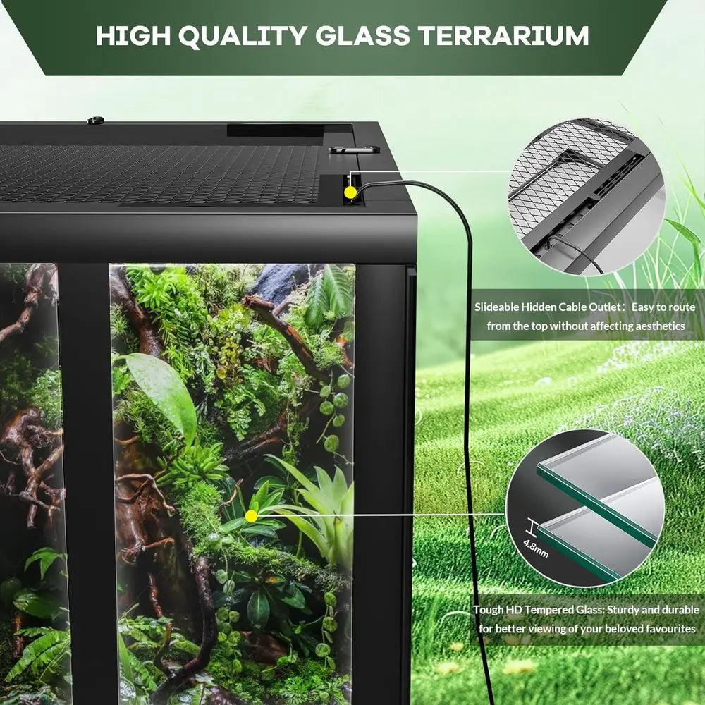 Tempered Glass Reptile Enclosure