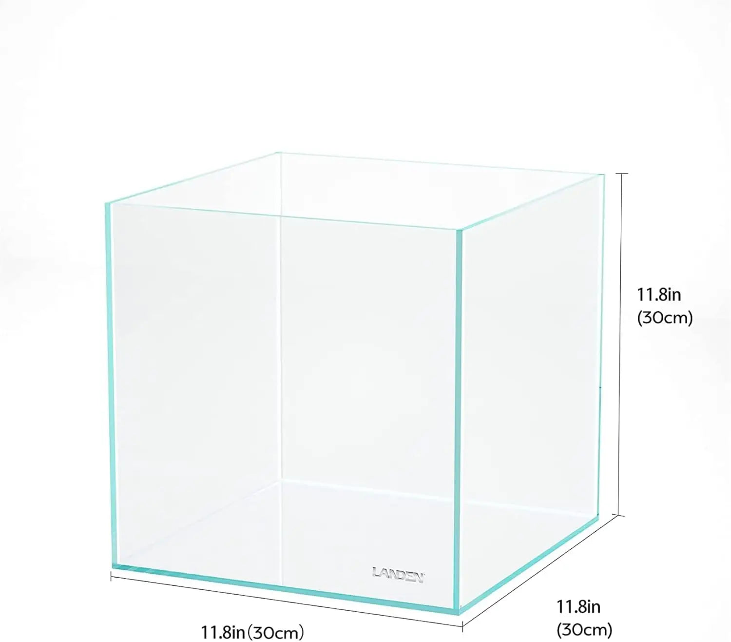Rimless Aquarium Tank, 6.6 Gal.