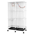 Wide Birdcage with Stand Tray