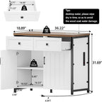 White Heavy-Duty Stand/40-50 Gallons