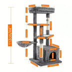 44"/56.3" Cat Tree Tower