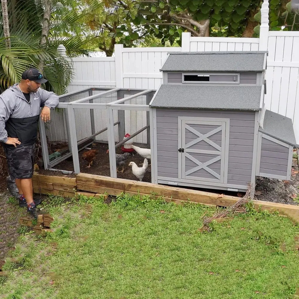 Large Wooden Chicken Coop