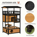 Wooden Cat Shelter