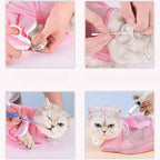 Mesh Cat Grooming Bath Bag