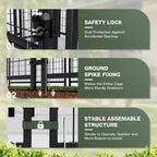 Sturdy Steel Outdoor Dog Kennel
