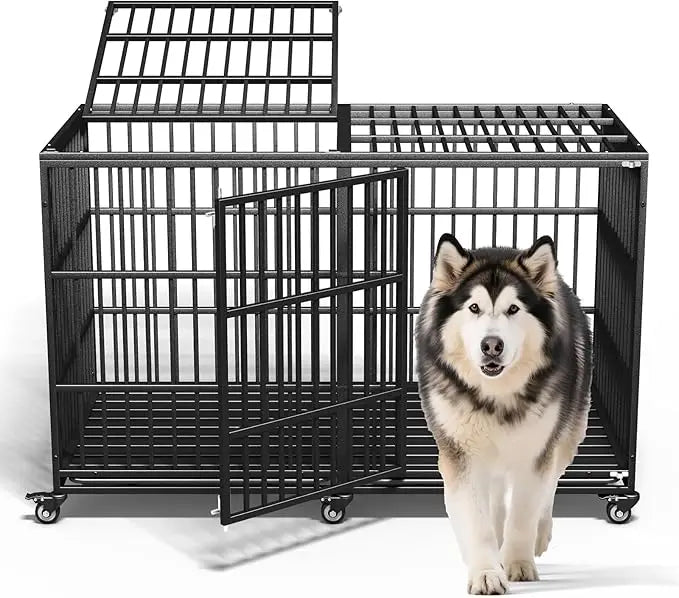 64" Heavy Duty  Indestructible Dog Crate