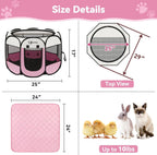 Pet Playpen for Dogs Cats Rabbits
