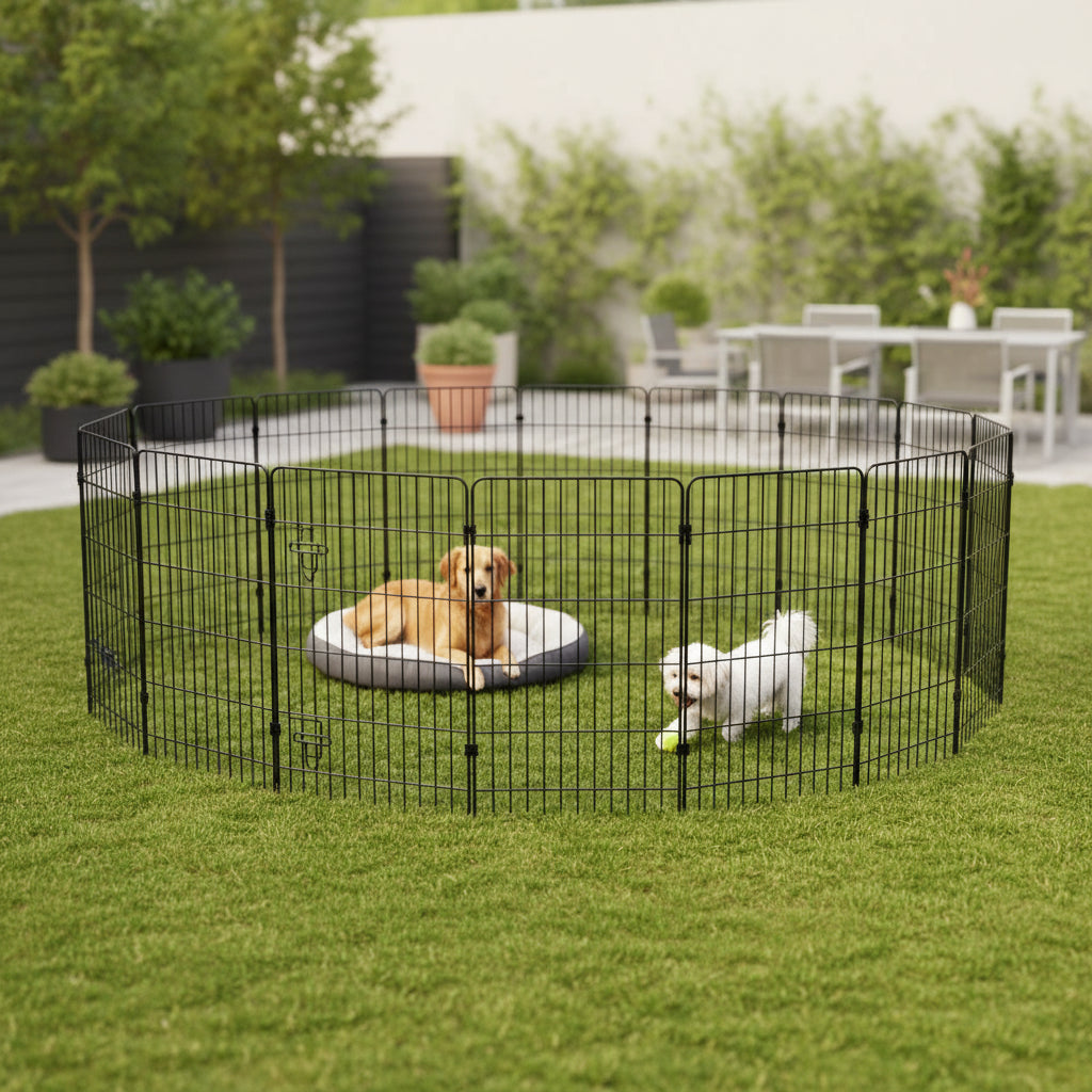 40-Inch Metal Dog Playpen