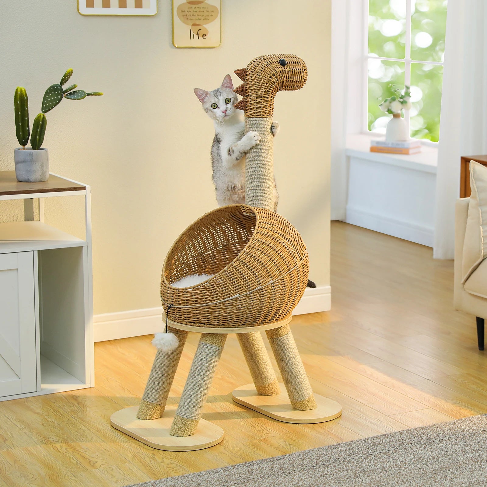 Dinosaur Cat Tree Tower