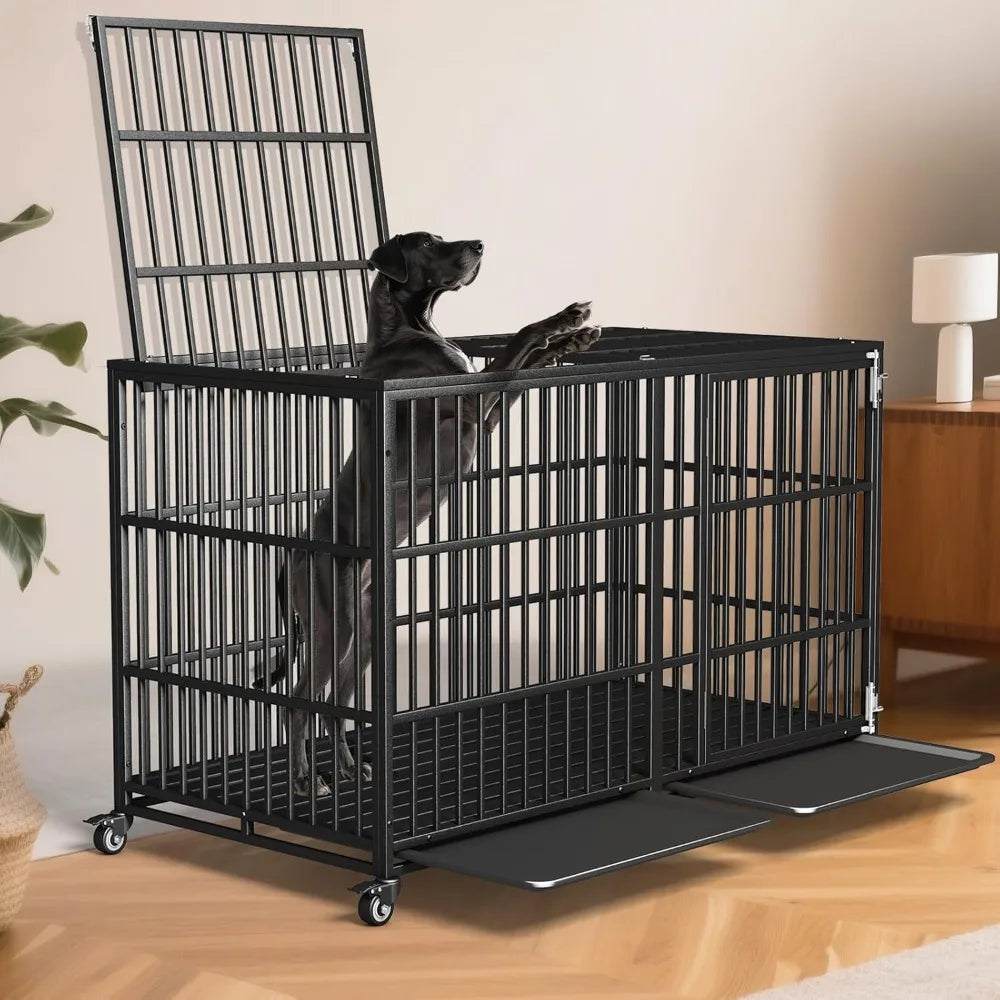 64" Heavy Duty  Indestructible Dog Crate