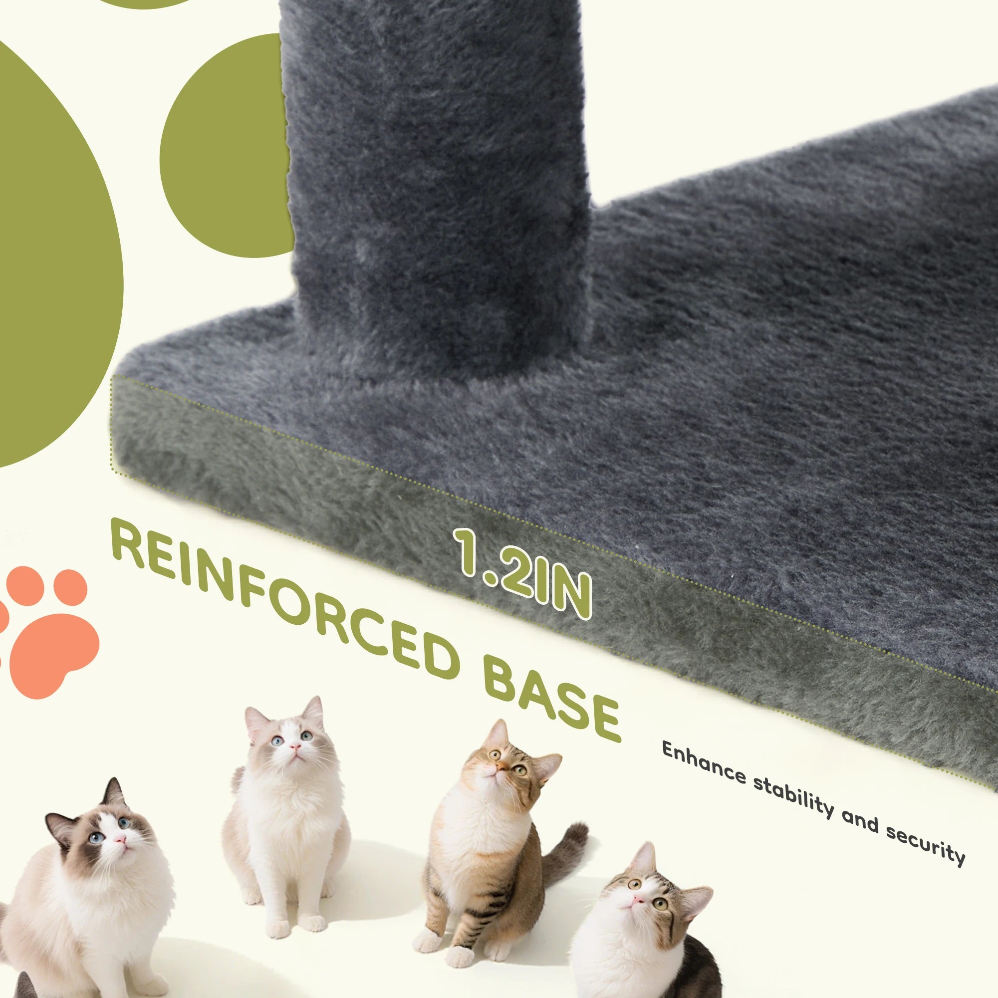 JHK Cat Tree Tower 66 Inch