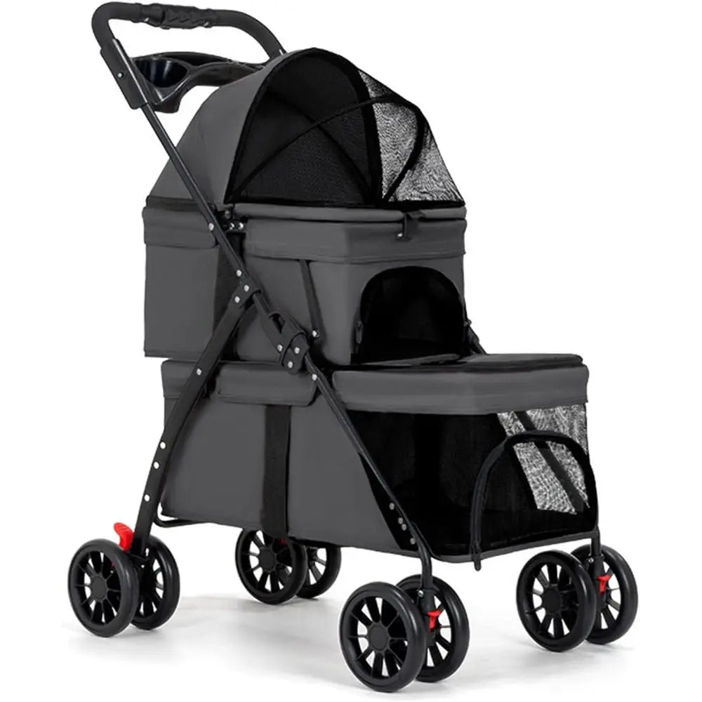 Double Stroller for M/S Dogs/Cats