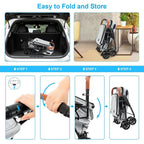 Double Pet Stroller for Dogs and Cats