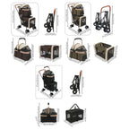 Stroller, 2 Pet Carriers for S/M Dogs