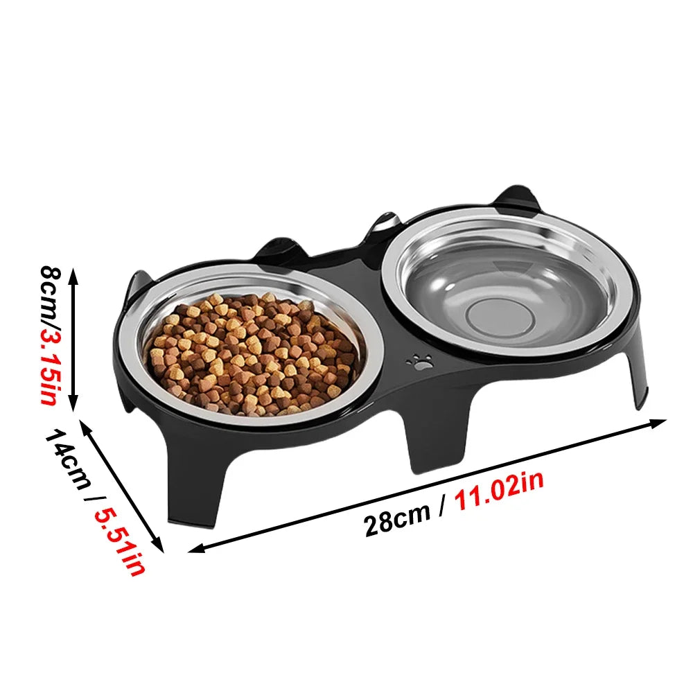 Stainless Steel Cat Food/Water Bowl